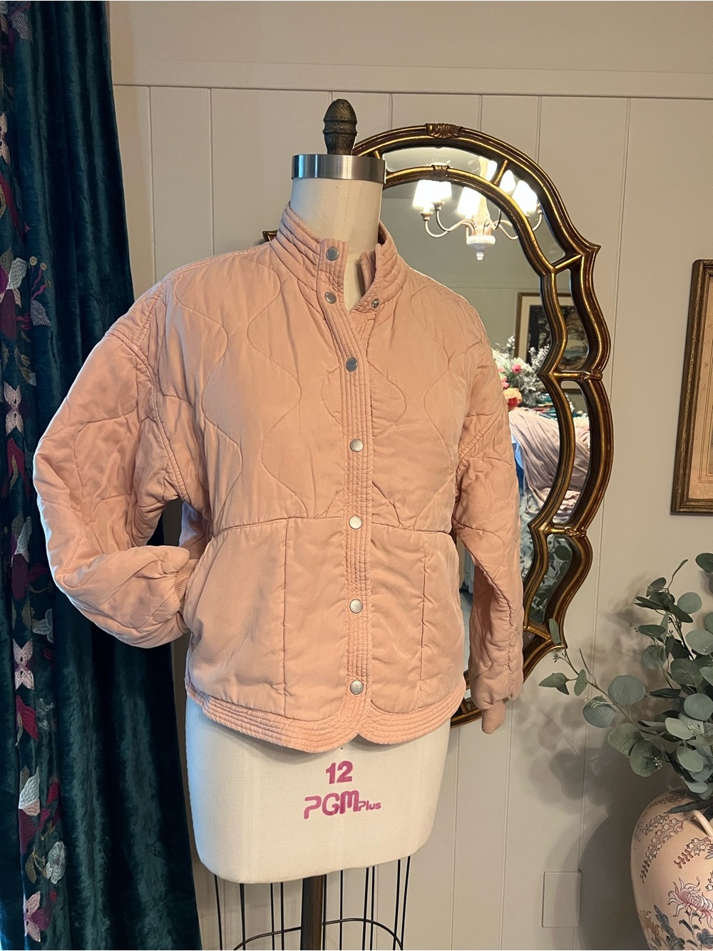 Quilted Pink Women's Jacket